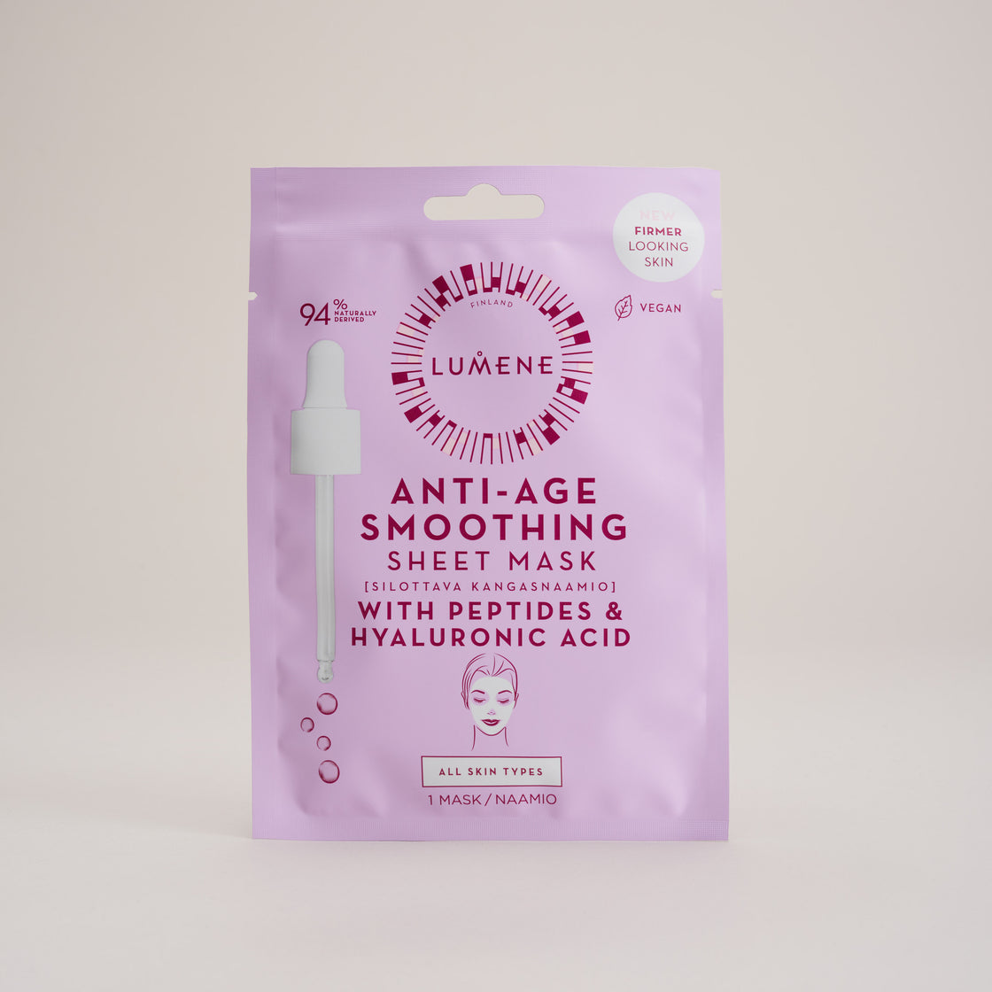 ANTI-AGE Silottava kangasnaamio