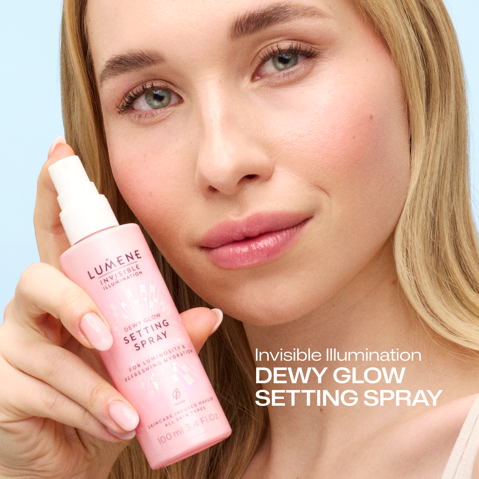 Dewy Glow Kosteuttava meikinkiinnityssuihke